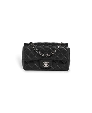 COCO Mini Classic Double Flap Silver Hardware - COCO Image