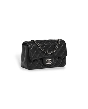 COCO Mini Classic Double Flap Silver Hardware - COCO Image