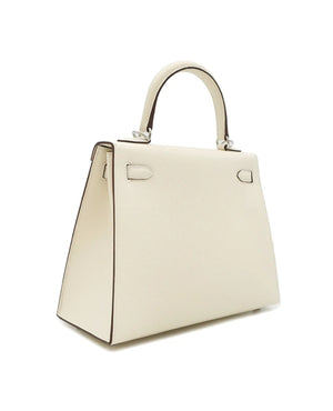 HMS Kelly 25 Epsom Sesame Silver Hardware - HMS Image