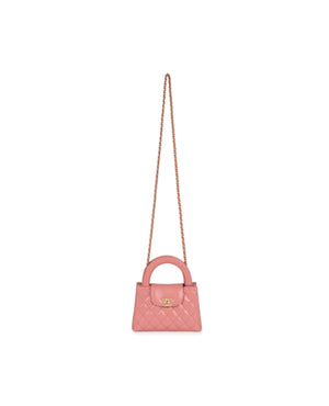 COCO Small Kelly Shopper Bag Calfskin Pink - COCO Image