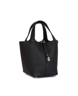 HMS Picotin Lock 18 Black Silver Hardware - HMS Image