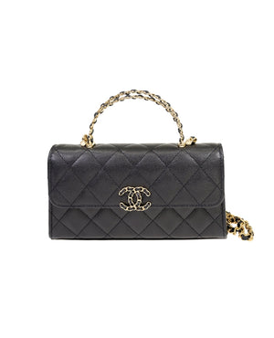 COCO Grain Embossed Cow Leather Flap Bag - COCO Image