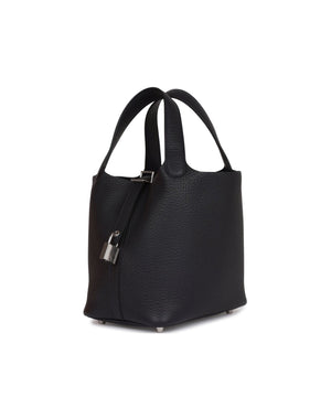 HMS Picotin Lock 18 Black Silver Hardware - HMS Image