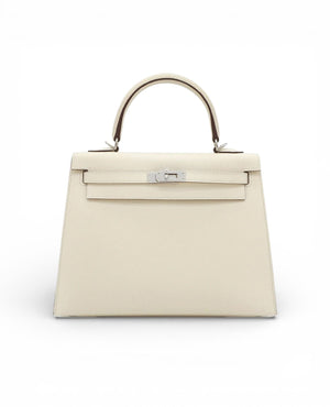 HMS Kelly 25 Epsom Sesame Silver Hardware - HMS Image