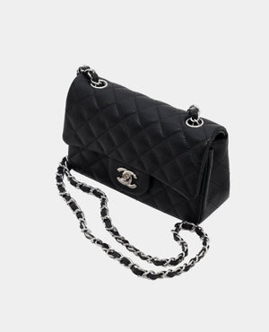 COCO Caviar Quilted Mini Rectangular Flap Black - COCO Image