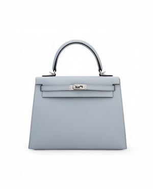 HMS Kelly 25 Epsom Blue Glacier Silver Hardware - HMS Image