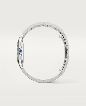 Panthèrs DE CRT Watch, Medium Model, Diamonds, Silver - CRT Image