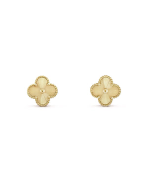 VCF Vintage Alhambra earrings, yellow gold - VCF Image