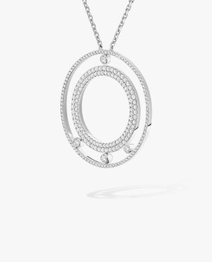 MSK Move Romane Long Diamond Pavé Necklace - MSK Image