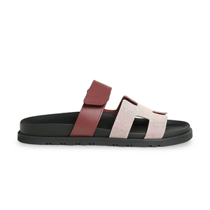 HMS Chypre Sandal rouge H Canvas and Calfskin