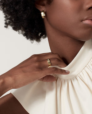 CRT Love Hoop Earrings, Classic Model - CRT Image