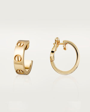 CRT Love Hoop Earrings, Classic Model - CRT Image