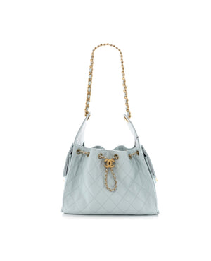 COCO 25 Small Handbag Caviar light blue - COCO Image