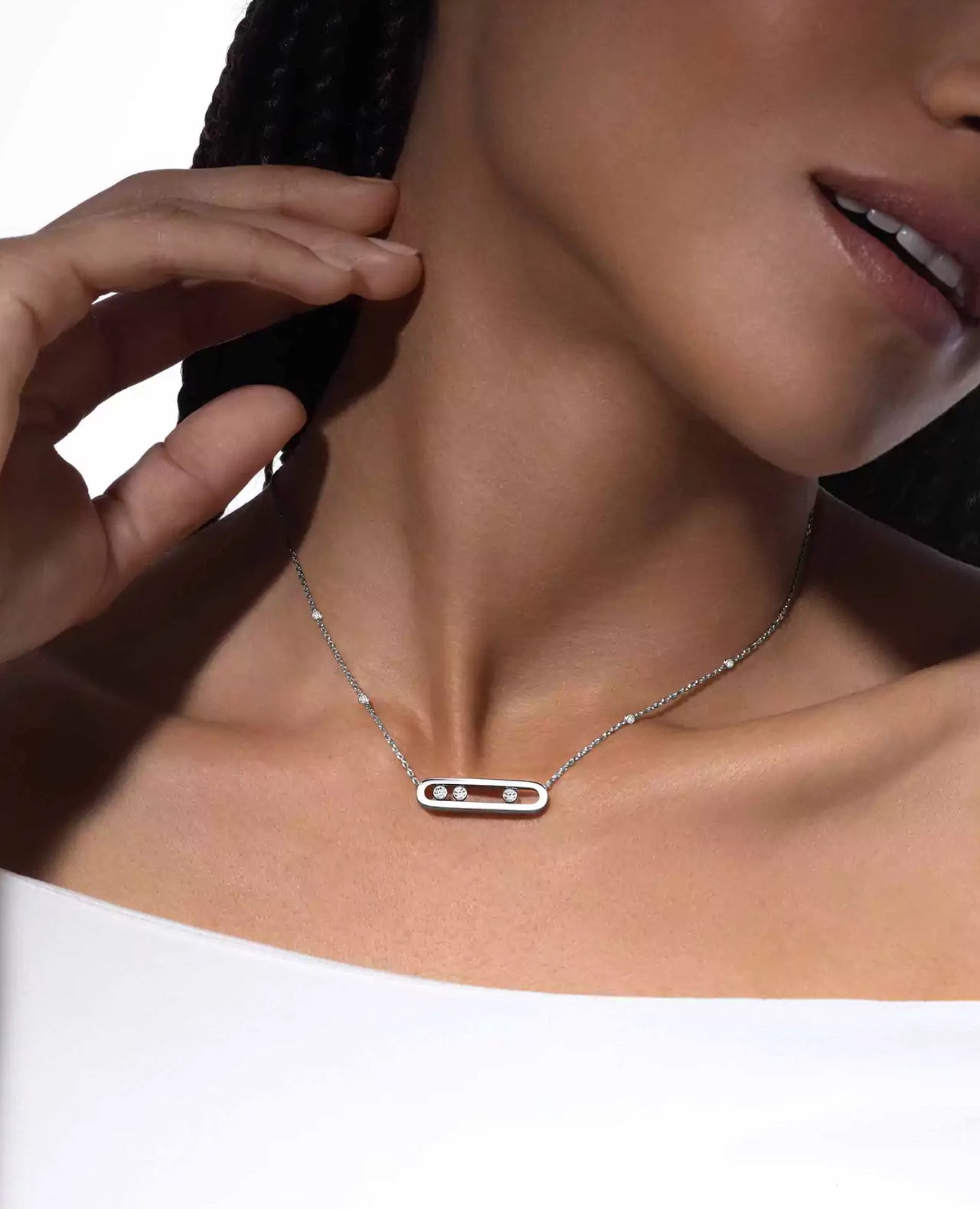 MSK Move Classique Necklace Silver