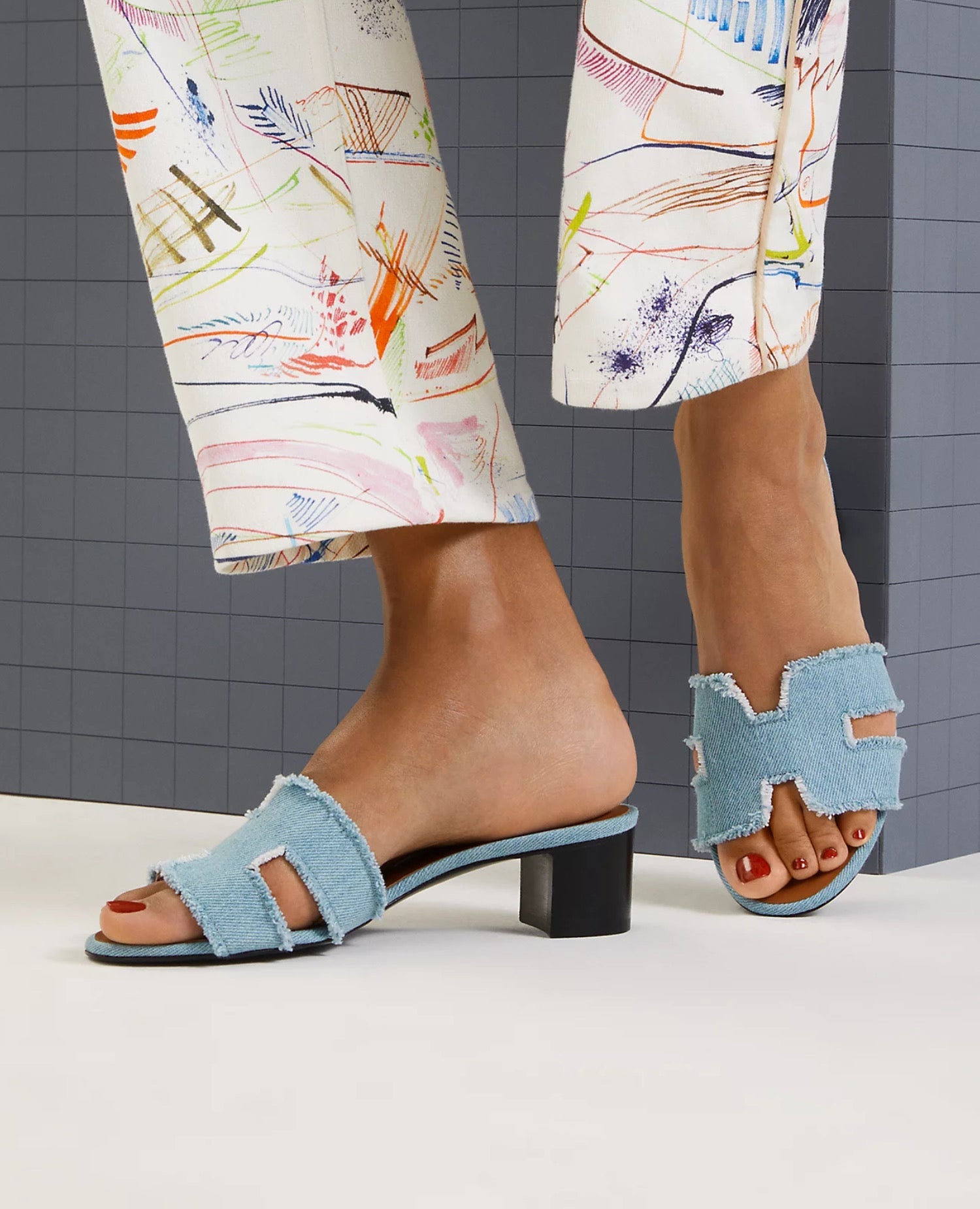 HMS Oasis Sandal Blue clair