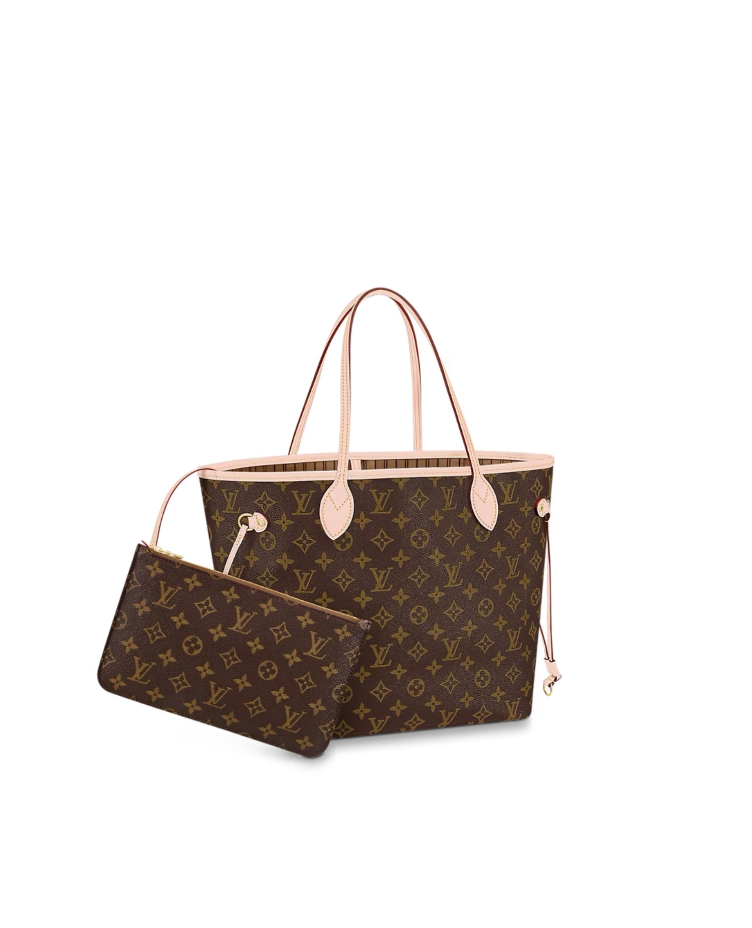 LVN Neverfull MM Monogram Beige