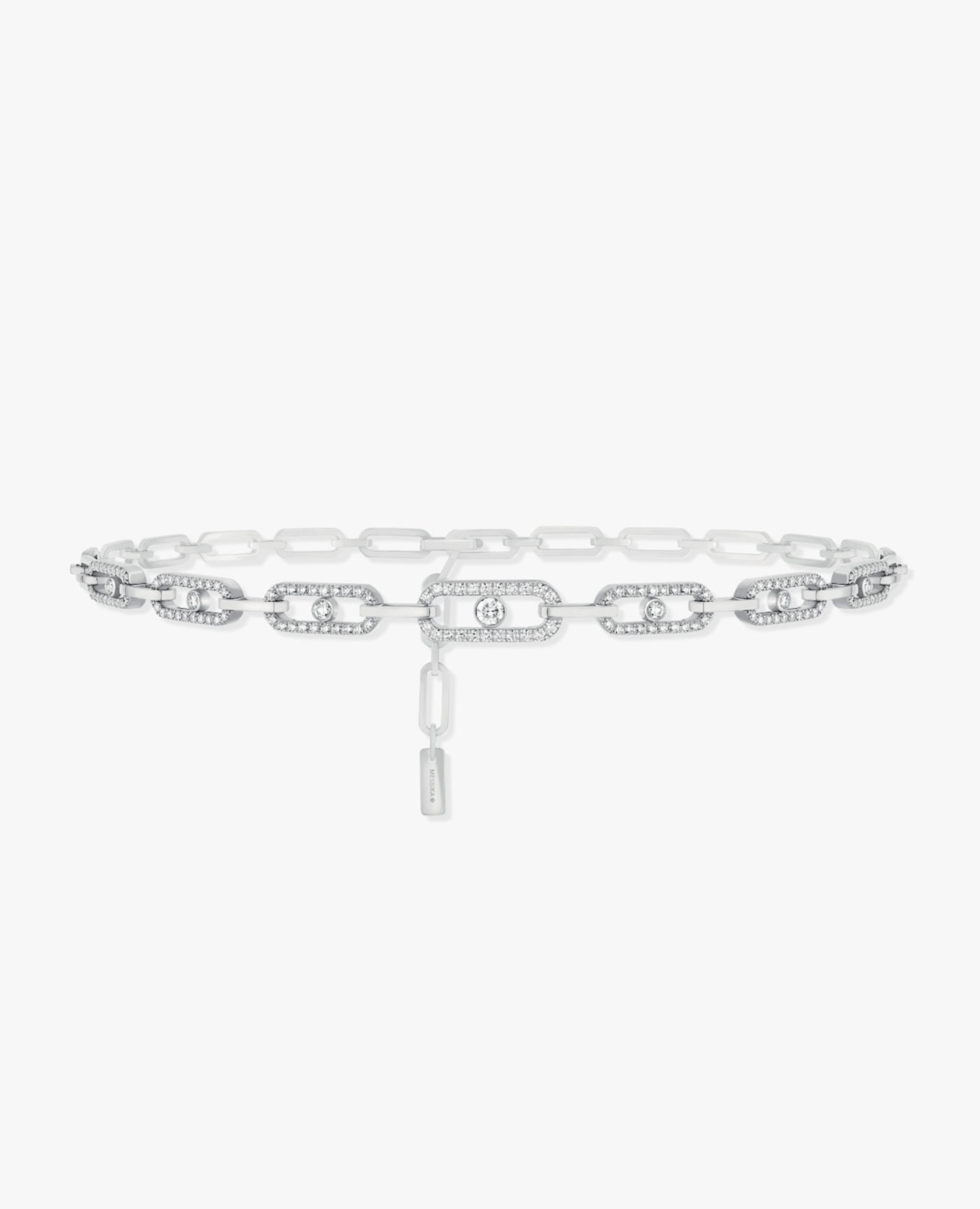 MSK  Move Link Multi Necklace Silver