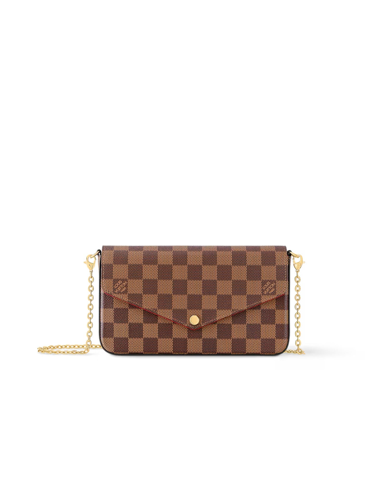 LVN Félicie Pochette Brown Damier Ebene