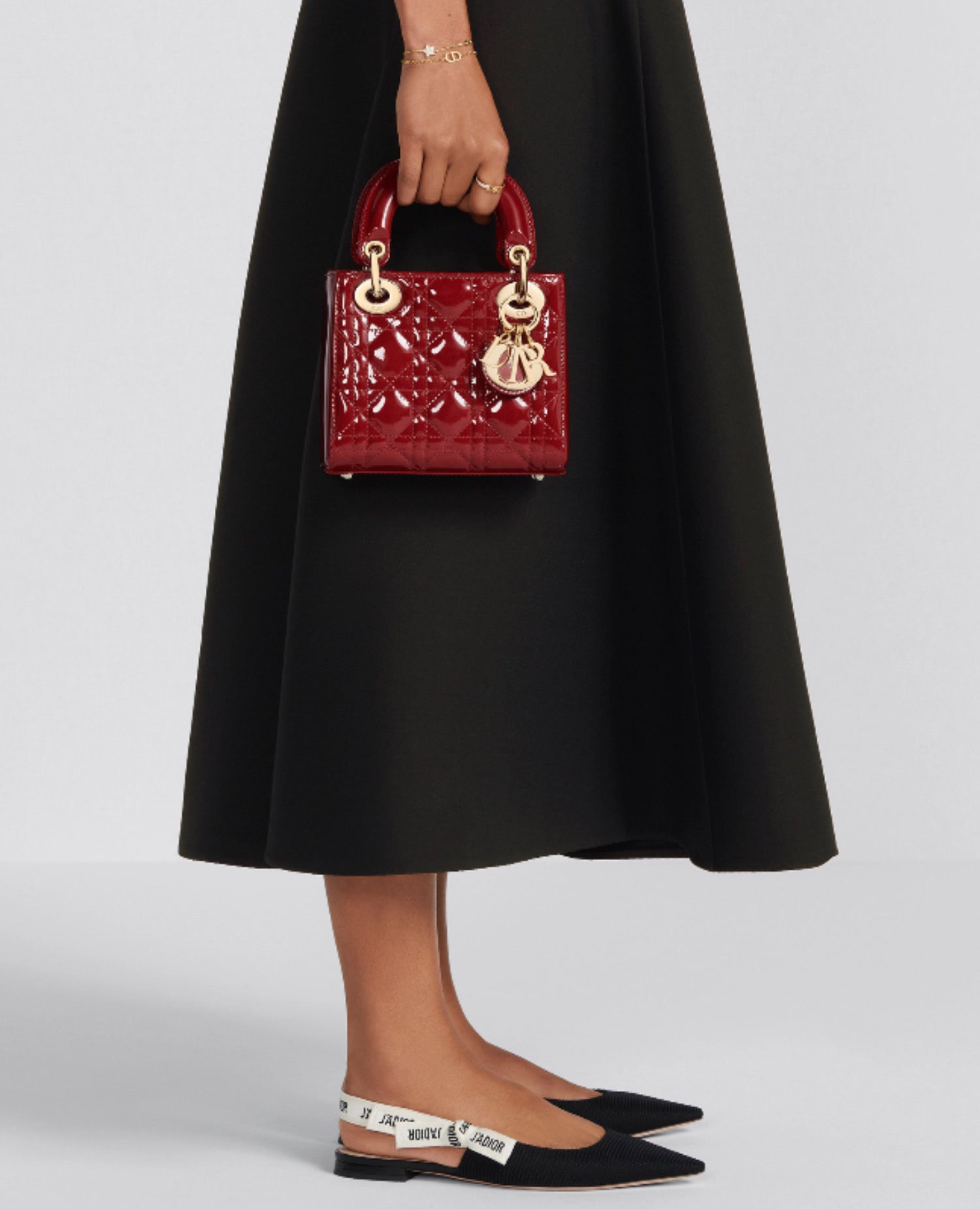 DR Mini Lady DR Bag Cherry Red Patent