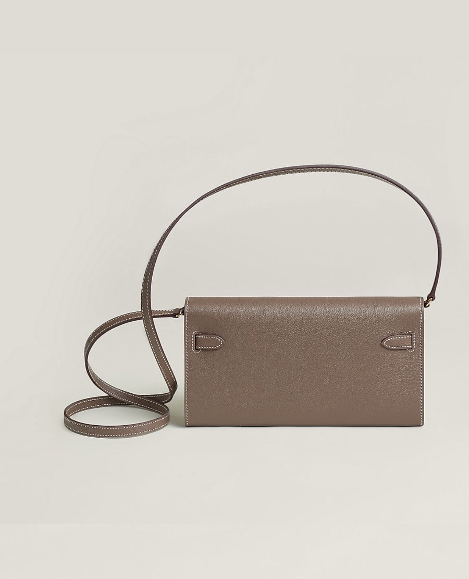 HMS Kelly Classique To Go wallet Etoupe / Gold