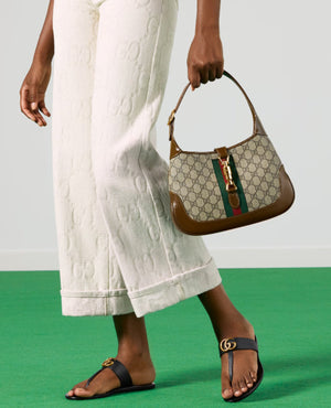 GCC Jackie 1961 Small Shoulder Bag Beige & Ebony - GCC Image