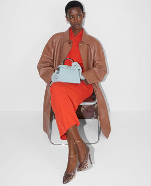 FND Peekaboo ISeeU Petite Light Blue Selleria Bag - FND Image