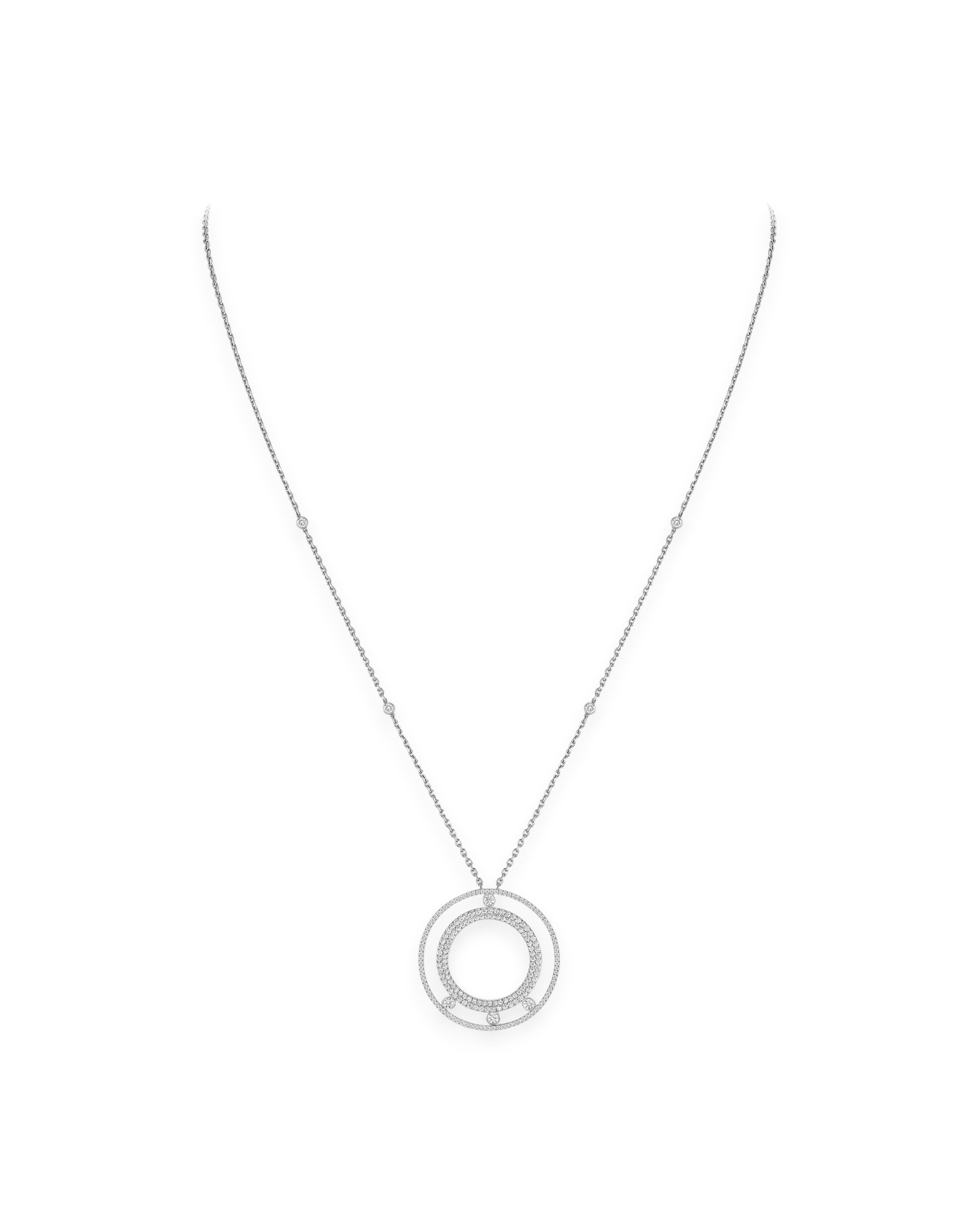 MSK Move Romane Long Diamond Pavé Necklace