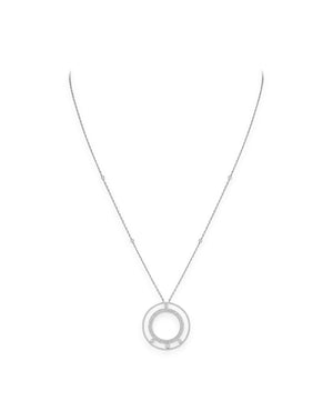 MSK Move Romane Long Diamond Pavé Necklace - MSK Image