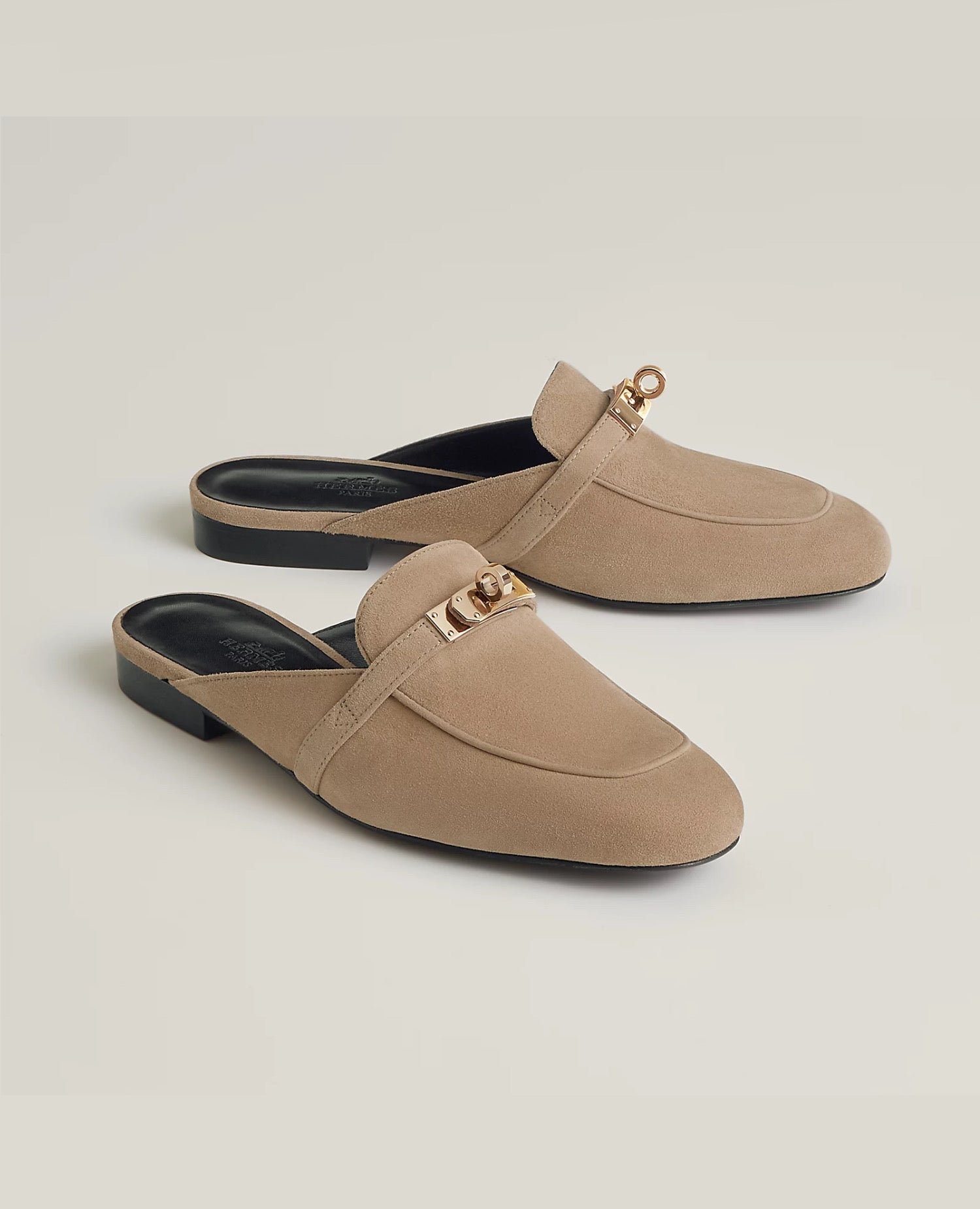 HMS Oz Mule Beige Sable Black Sole