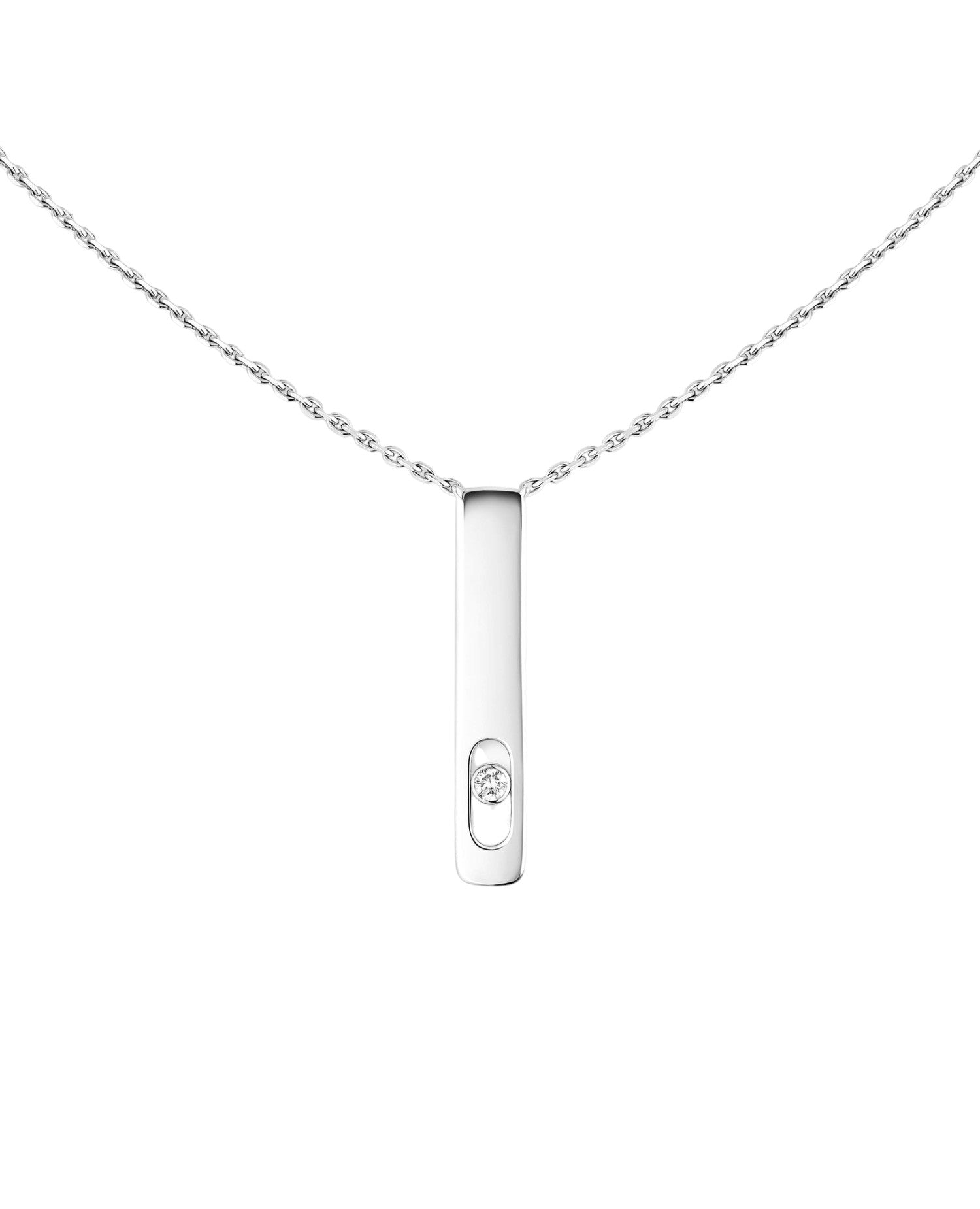 MSK  My First Diamond Necklace Silver