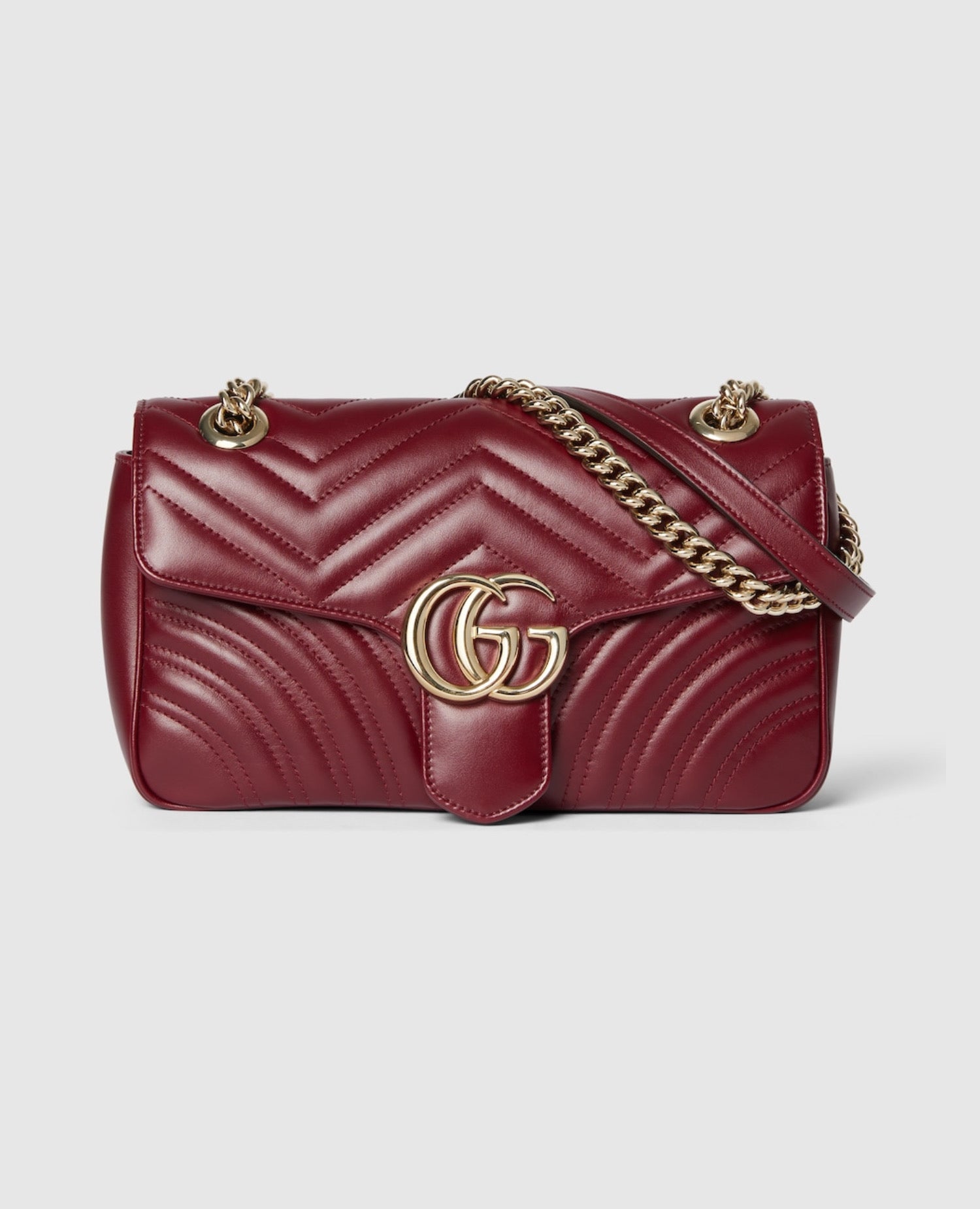 GCC GG Marmont Small Shoulder Bag Red