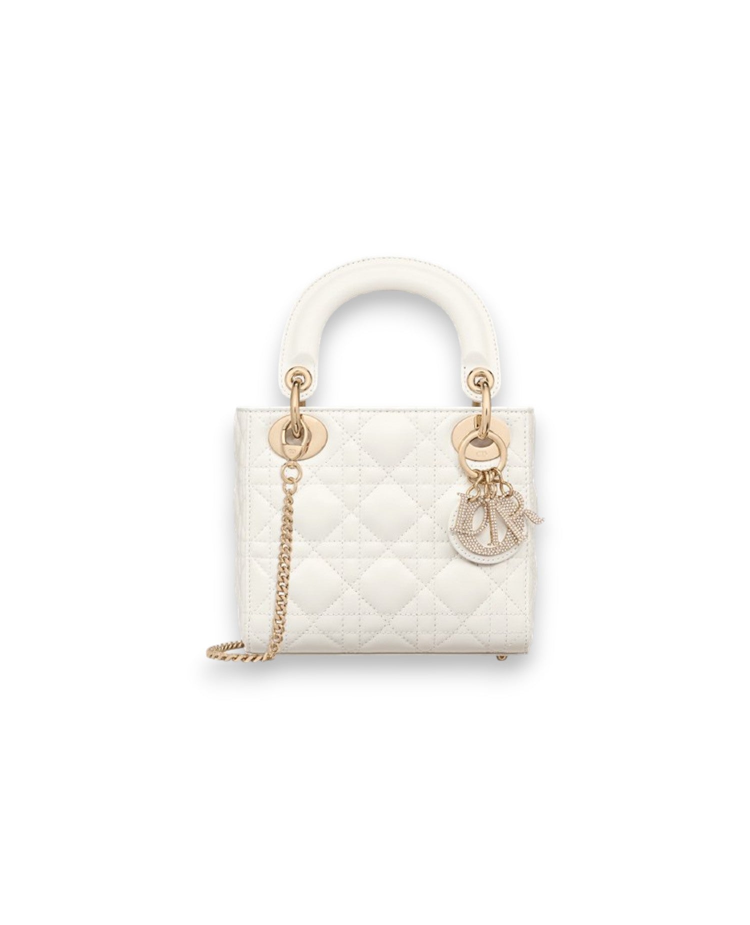 DR Mini Lady DR Bag
Latte Cannage Lambskin