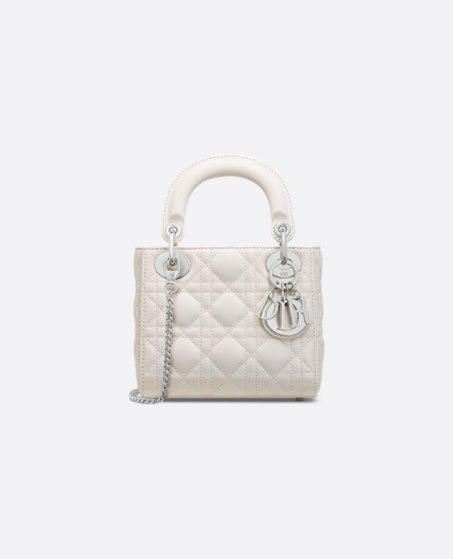 DR Mini Lady DR Bag Latte Silver Hardware - DR Image