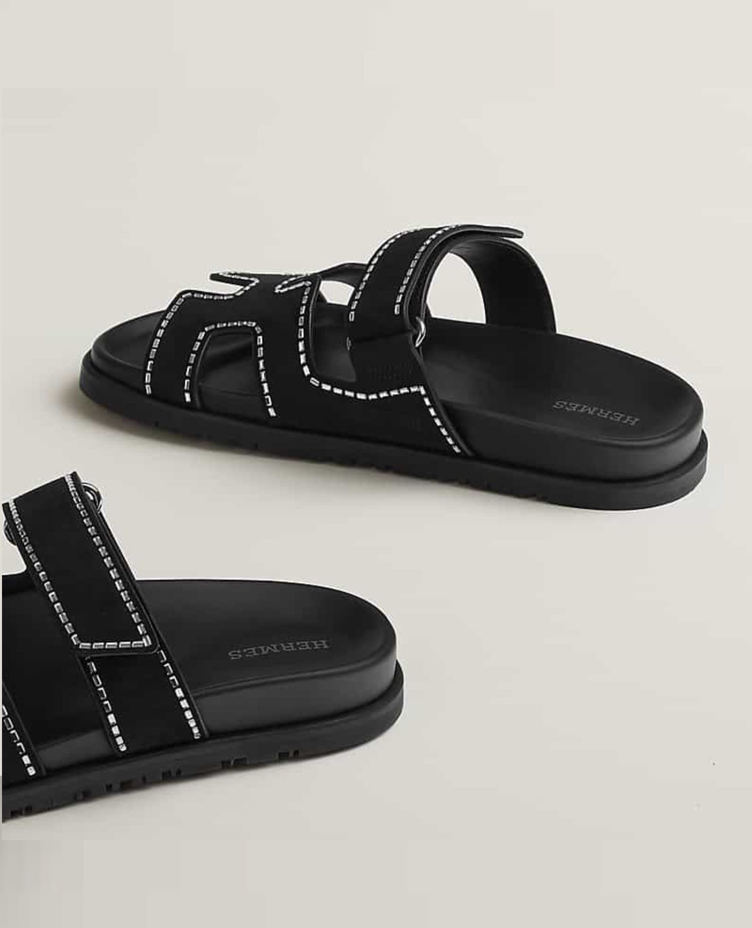 HMS Chypre Sandal Black And crystals