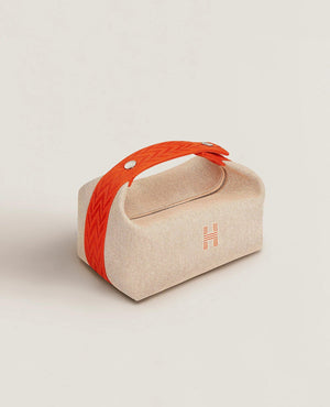 HMS Bride-a-Brac case, Small Model, Beige / Orange - HMS Image