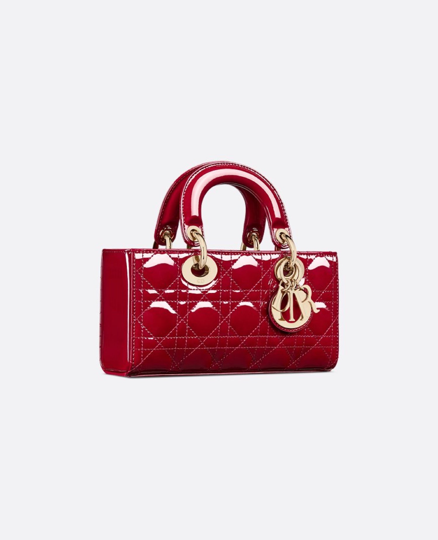 DR Small Lady D-Joy Bag Cherry Red Patent