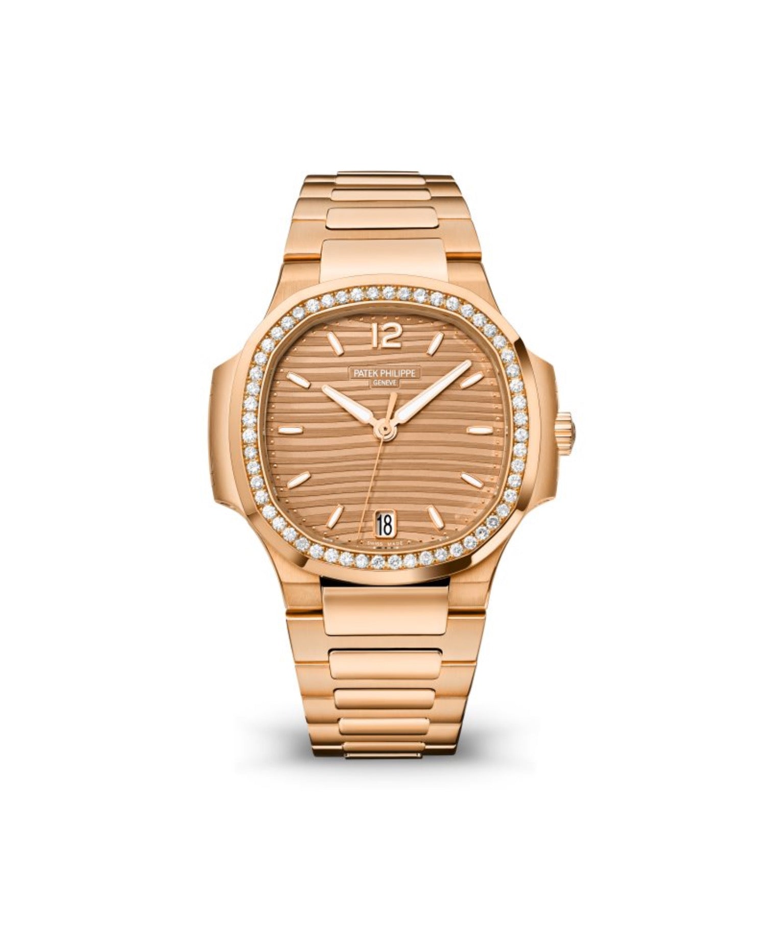 Patek Philippe Nautilus 7118/1200R Rose Gold Golden brown opaline