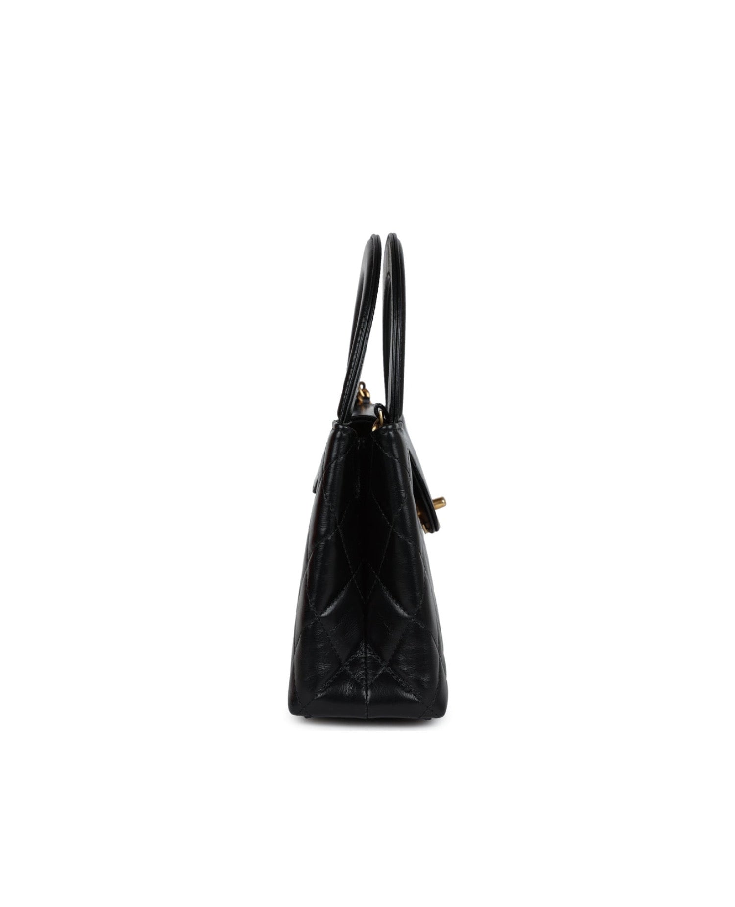 COCO Small Kelly Shopper Lambskin Black - COCO Image