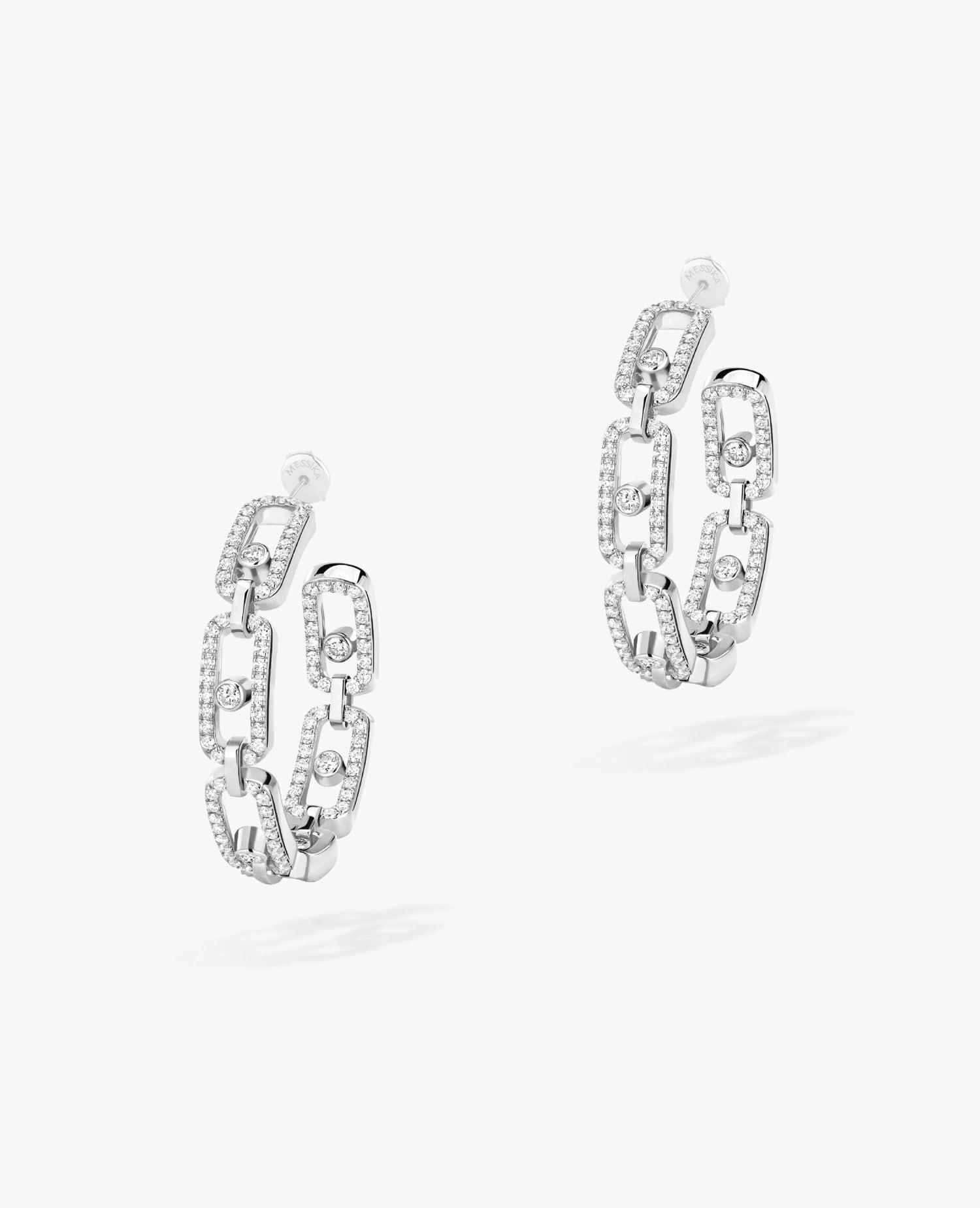 MSK  Move Link SM Hoop Earrings Silver