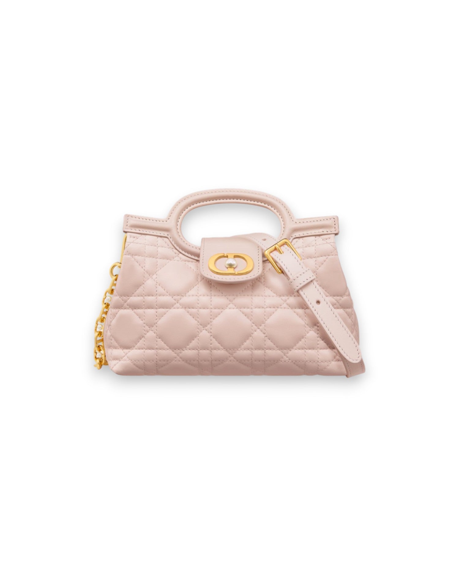 DR Jolie Top Handle Mini Bag
Powder Pink Cannage Lambskin
