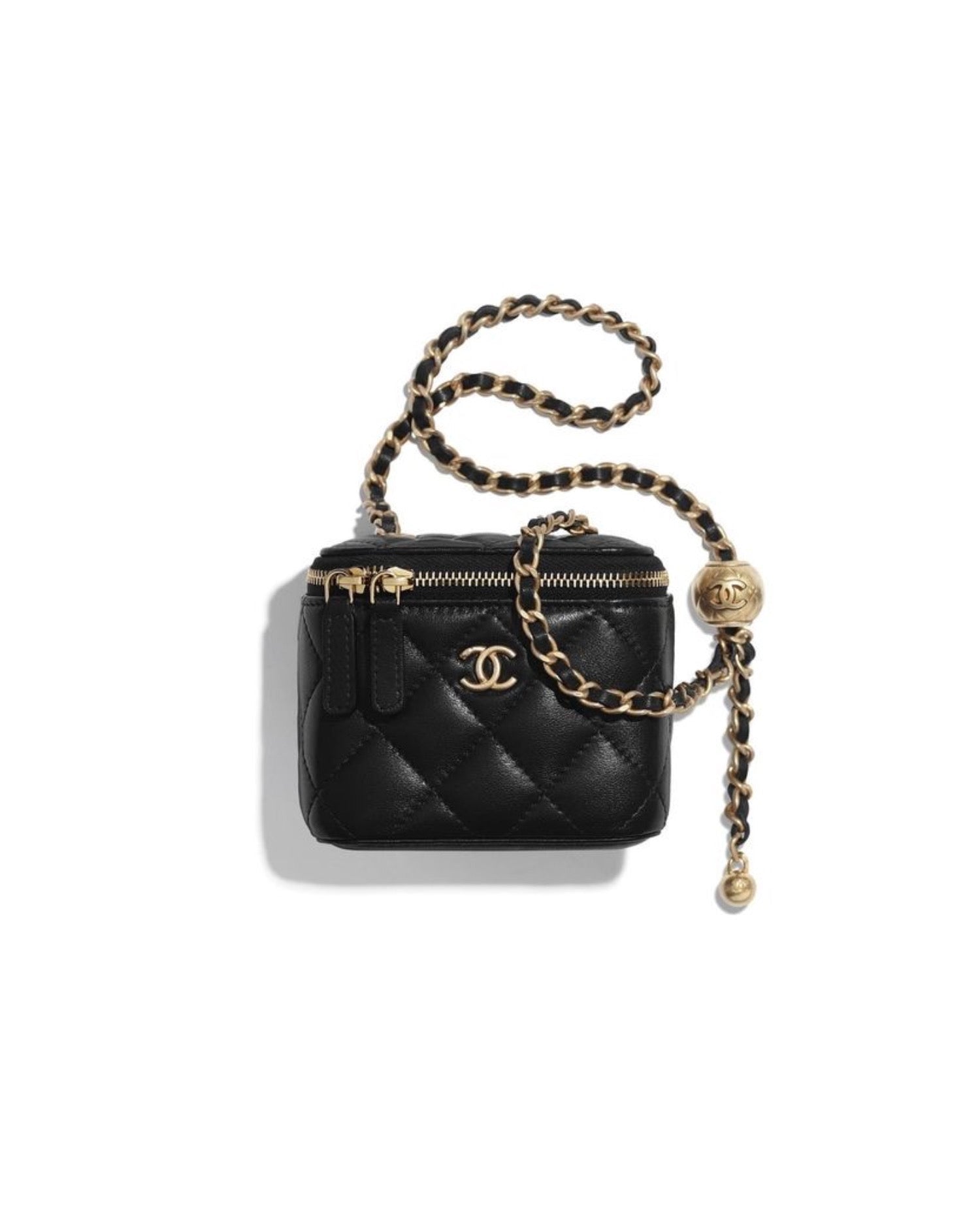 COCO Mini Vanity Bag Lambskin Black