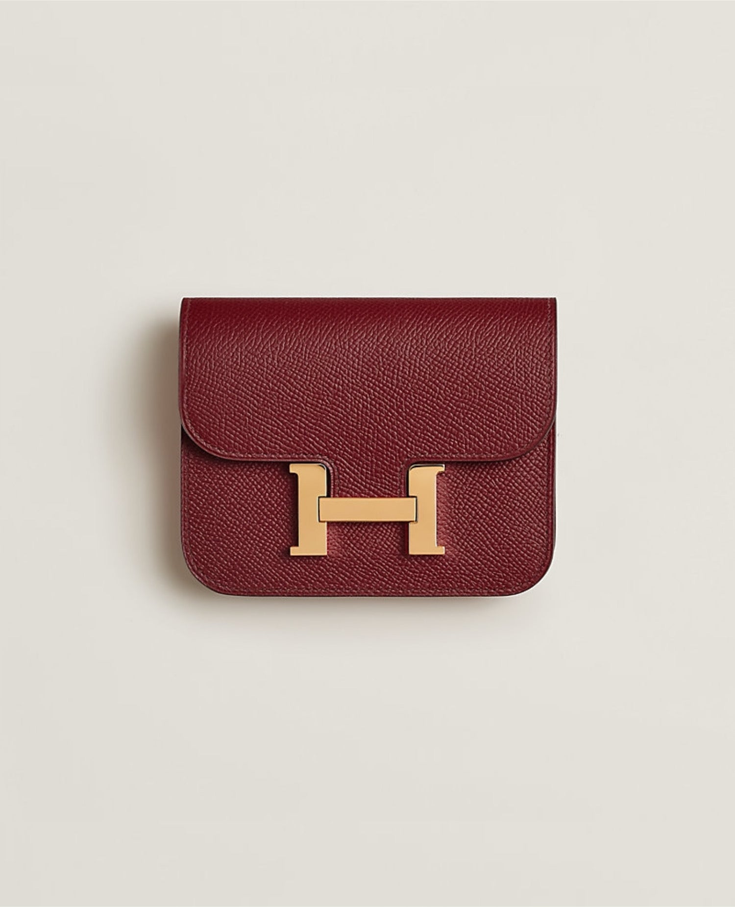 HMS Constance Slim Wallet Rouge H