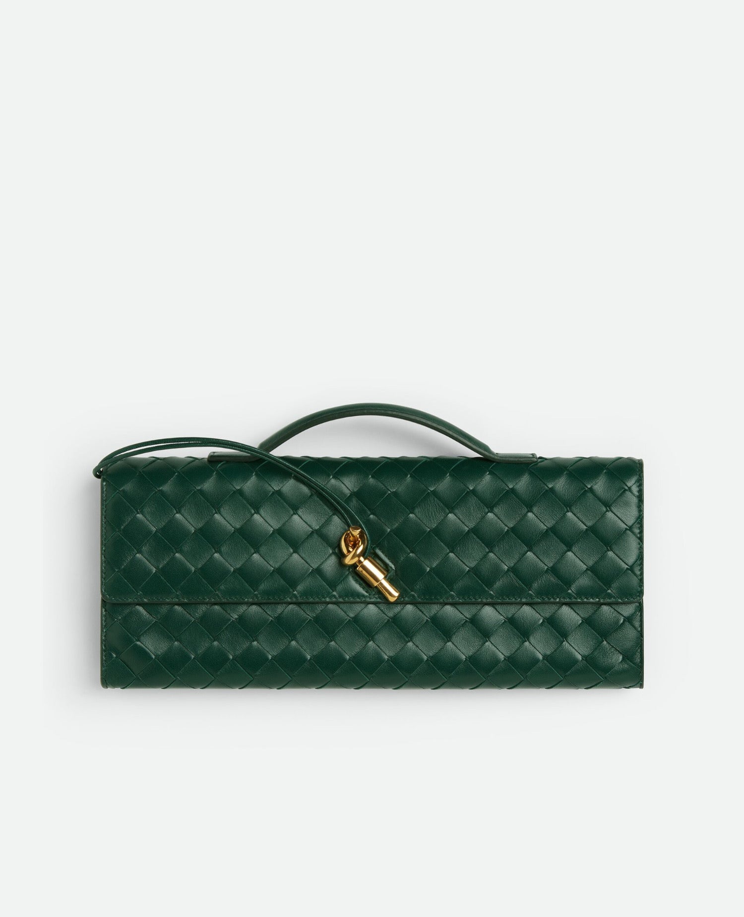 BVG Long Clutch Andiamo With Handle Emerald Green