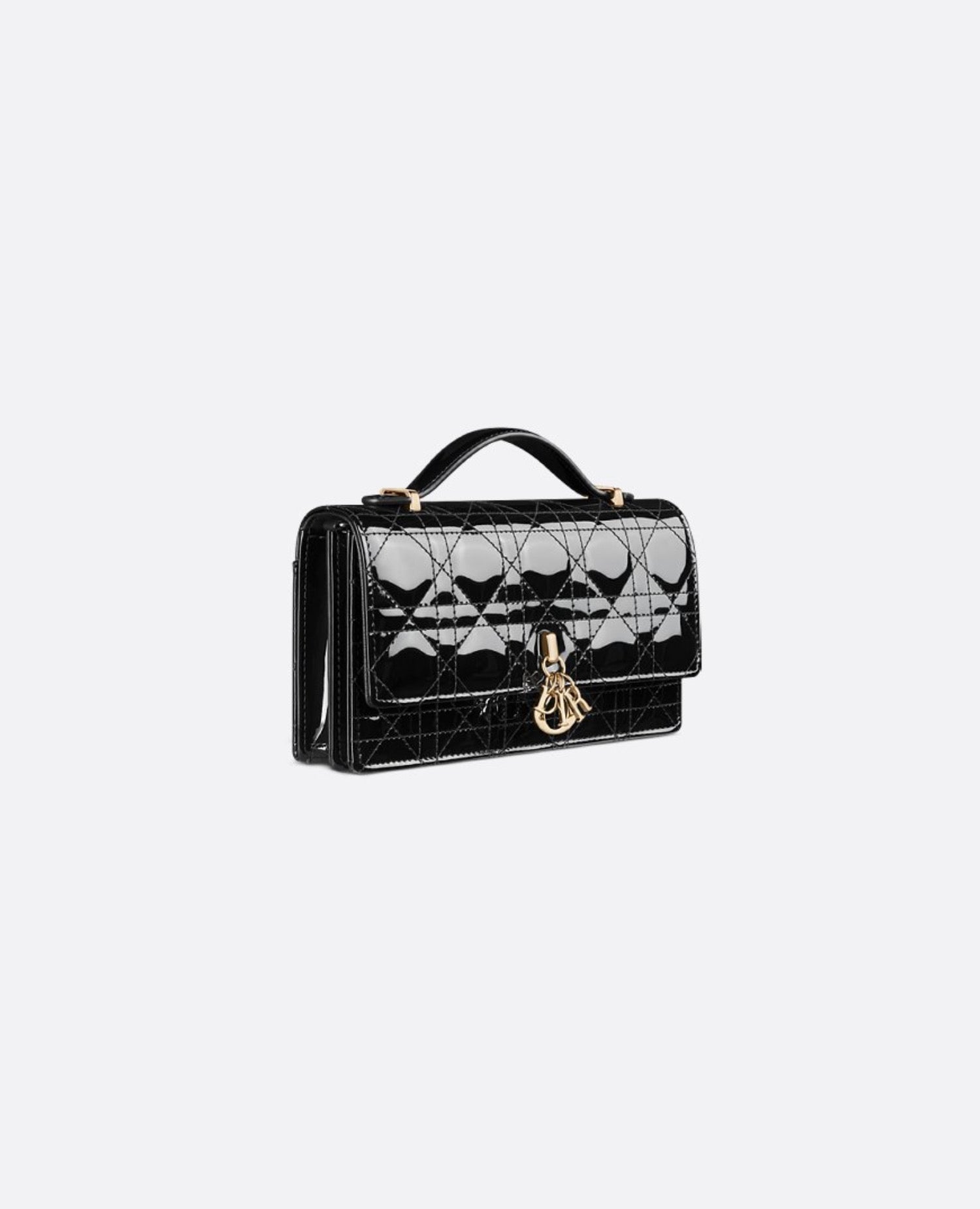 DR Mini Miss Bag Black Patent