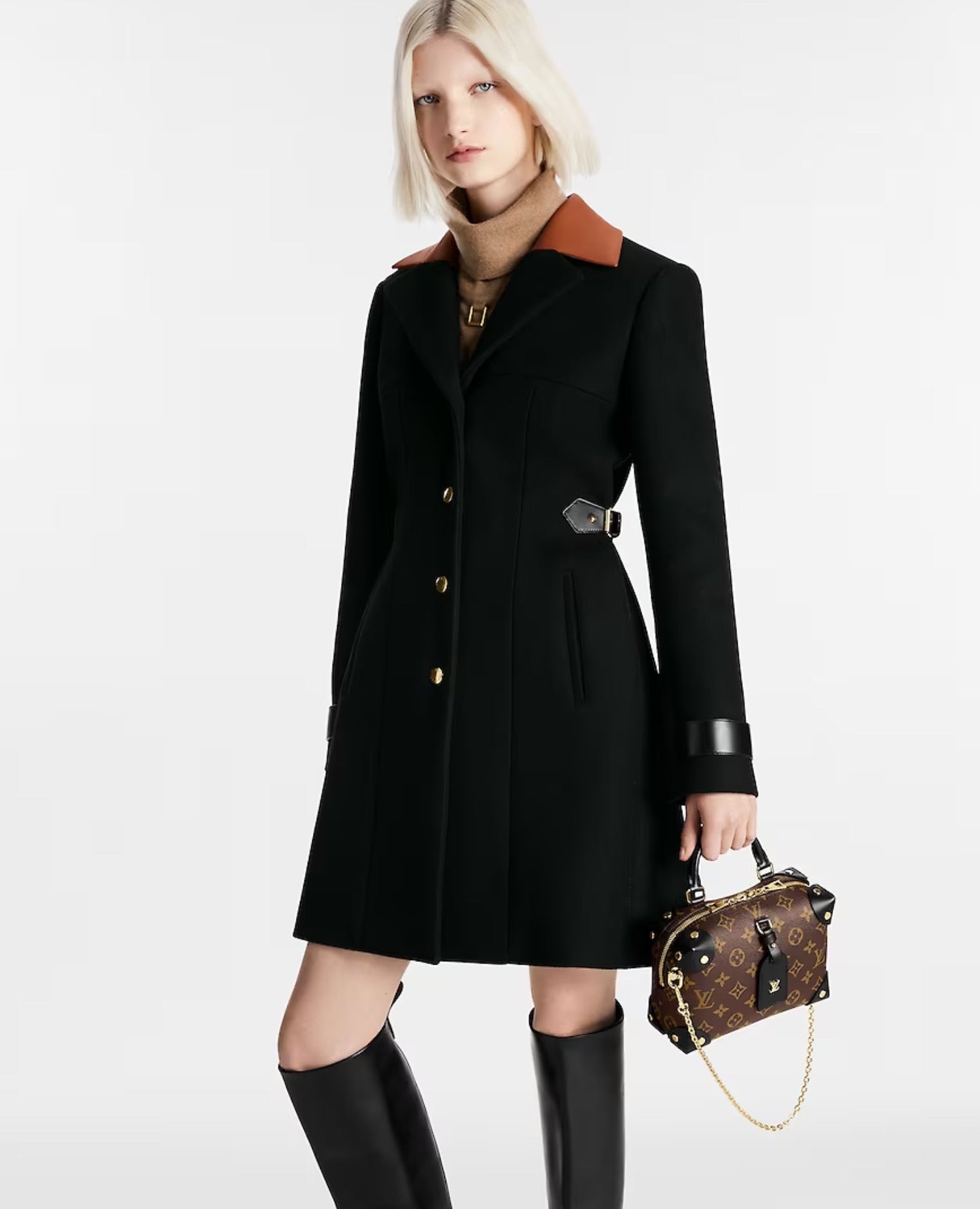 LVN Petite Malle Souple Brown