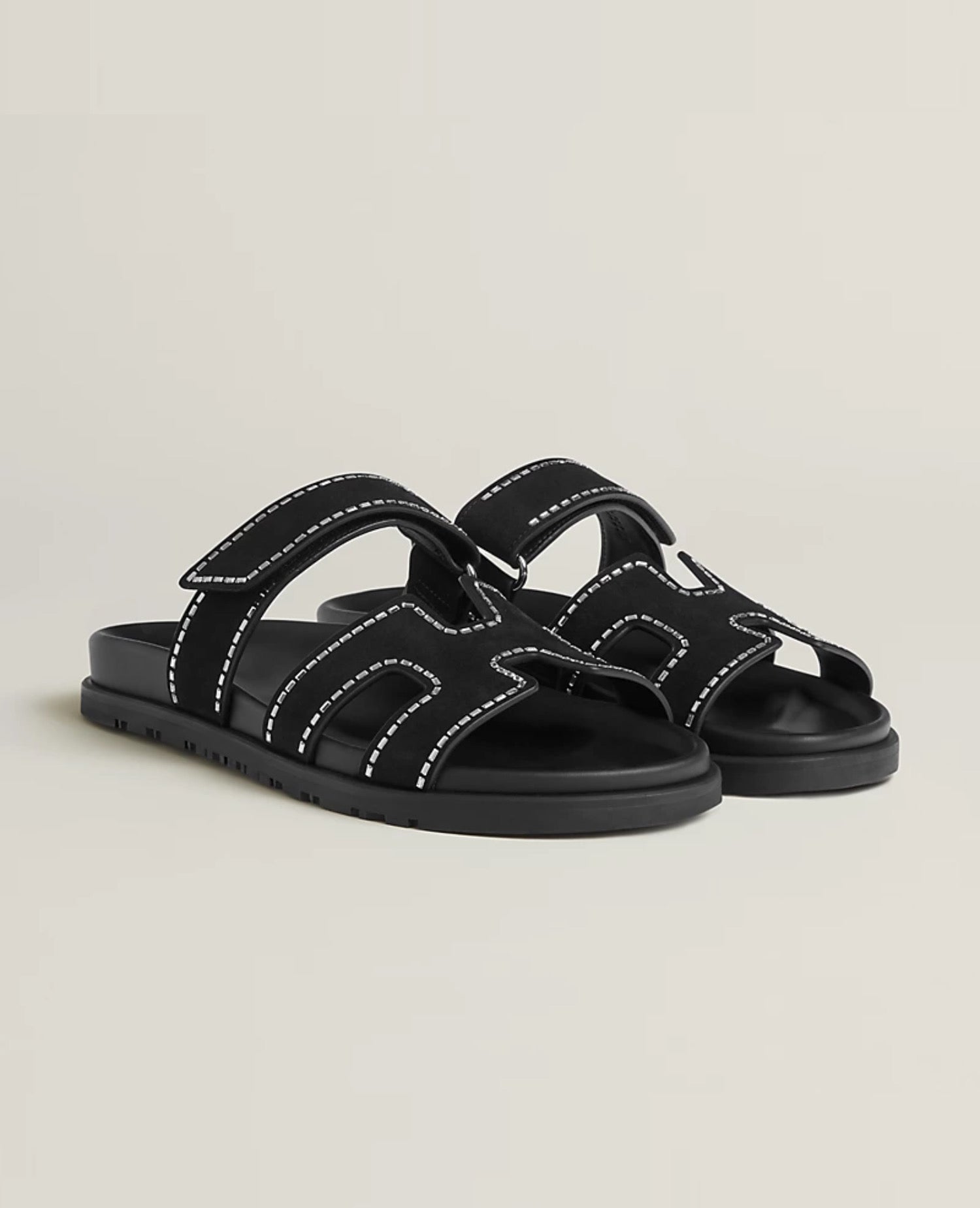 HMS Chypre Sandal Black And crystals