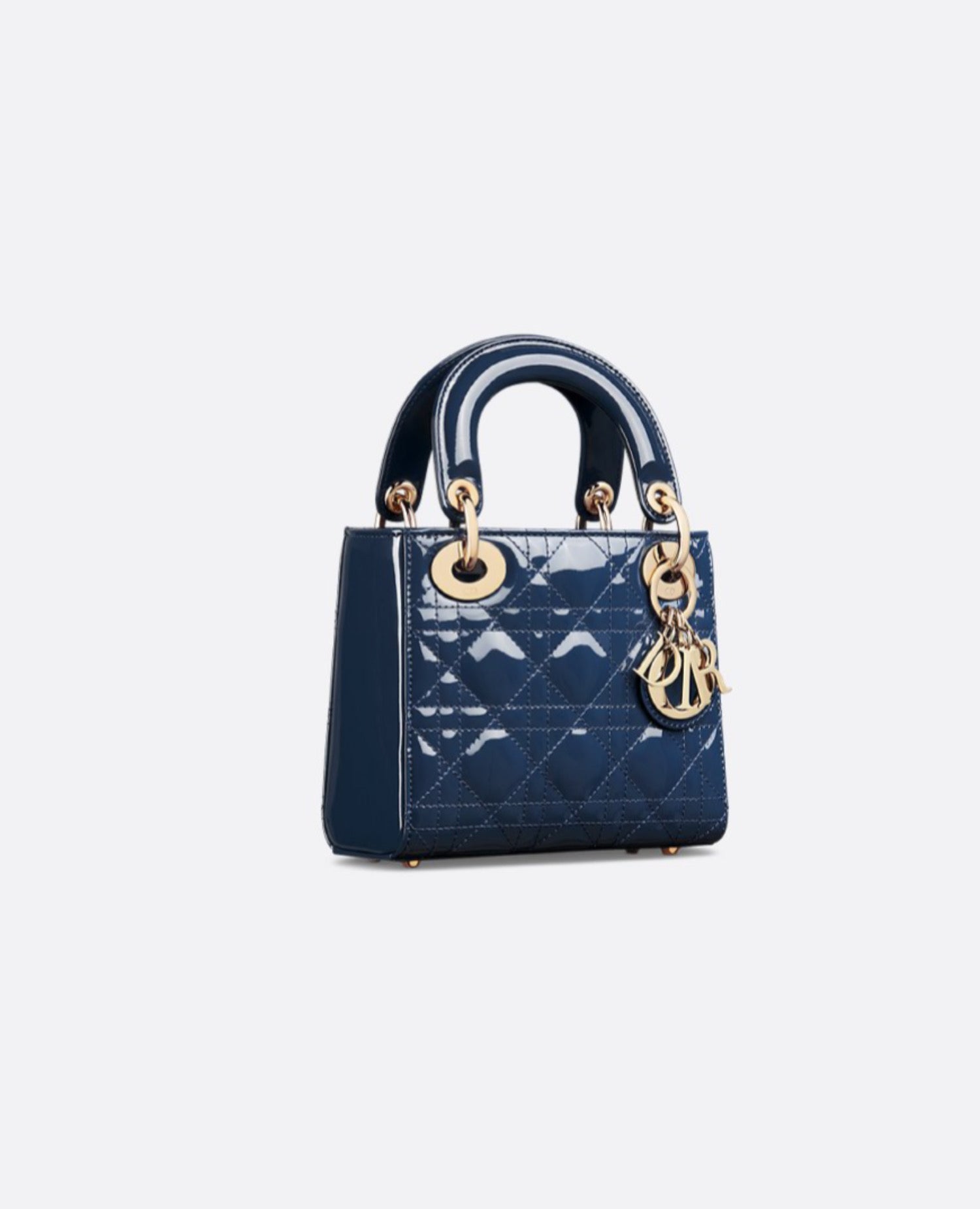 DR Mini Lady DR Bag Deep Ocean Blue Patent