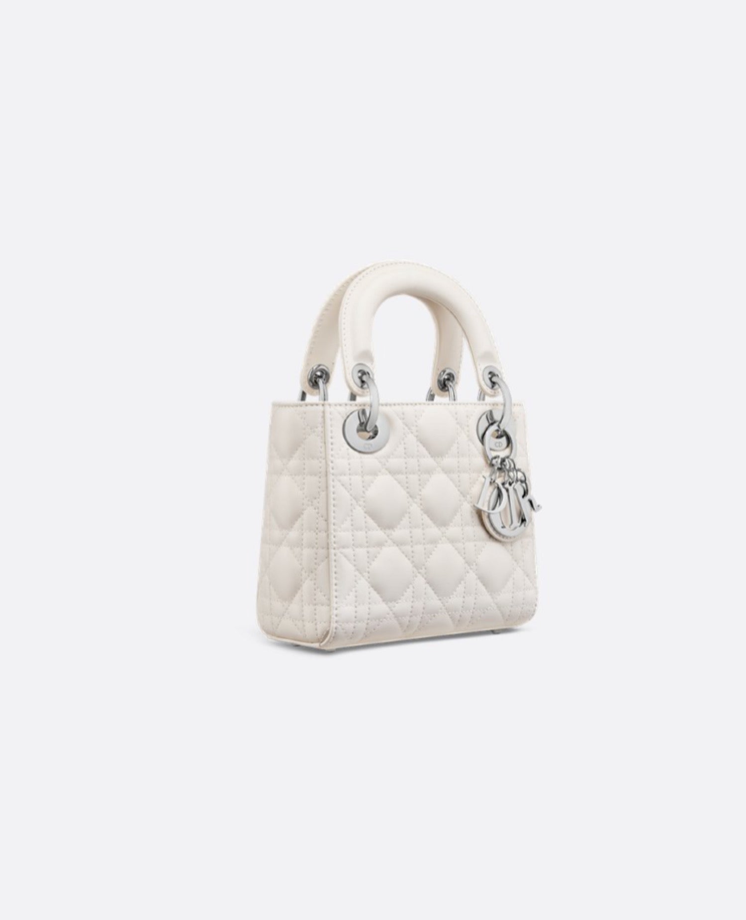 DR Mini Lady DR Bag Latte Silver Hardware - DR Image
