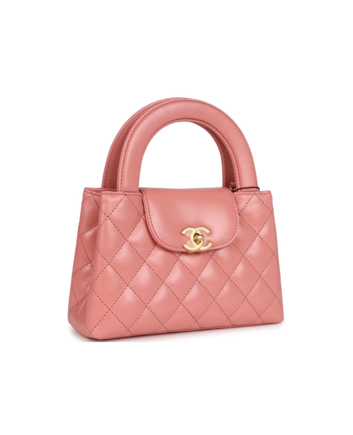 COCO Small Kelly Shopper Bag Calfskin Pink
