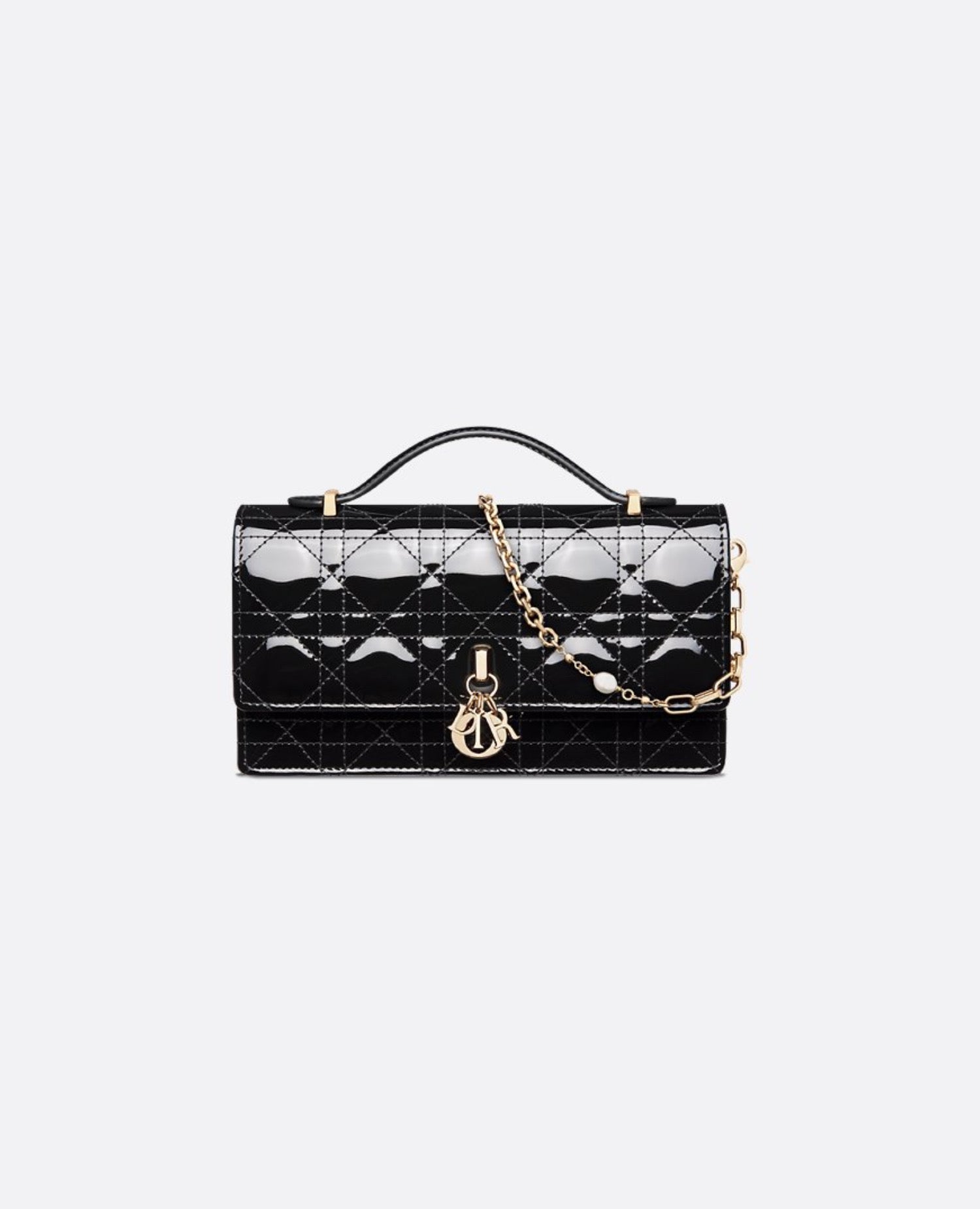 DR Mini Miss Bag Black Patent